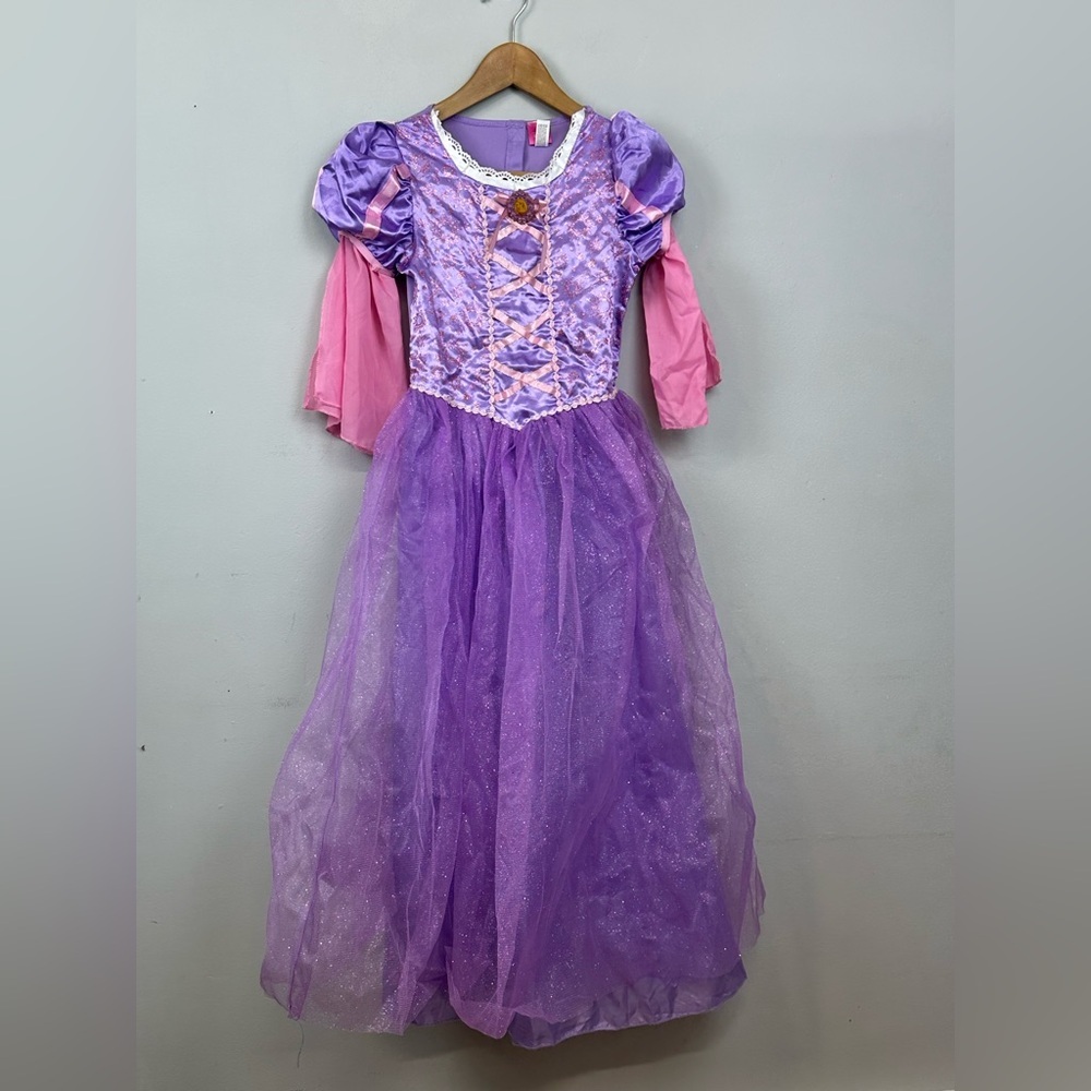 Disney Rapunzel Purple and Pink Sparkle Princess Dress Costume - Picture 2 of 12